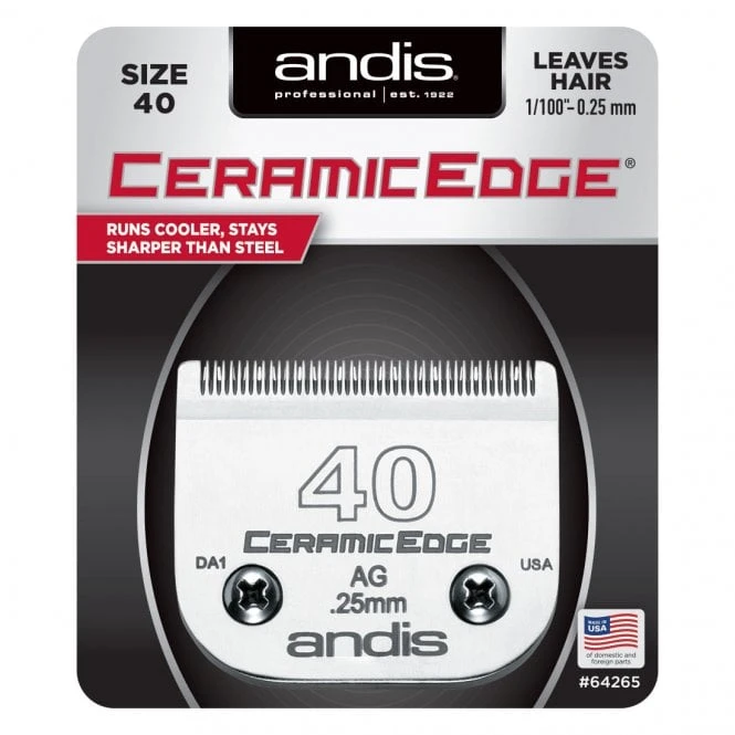 Andis Andis #40 CeramicEdge Detachable Blade 2 Andis Andis #40 CeramicEdge Detachable Blade - Image 2