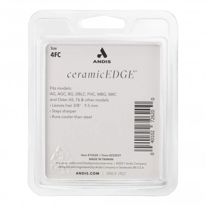 Andis Andis #4FC CeramicEdge Detachable Blade 4 Andis Andis #4FC CeramicEdge Detachable Blade - Image 4