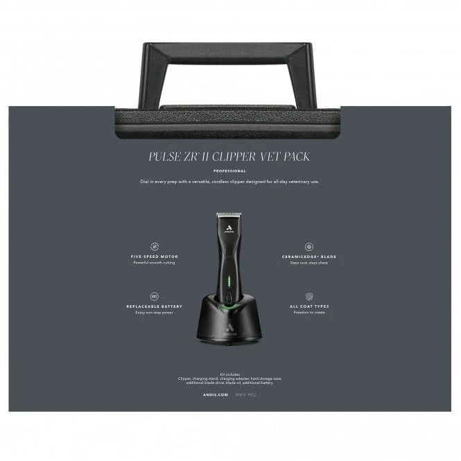 Andis Andis Pulse ZR II Detachable Blade Clipper Vet Pack 8 Andis Andis Pulse ZR II Detachable Blade Clipper Vet Pack - Image 8