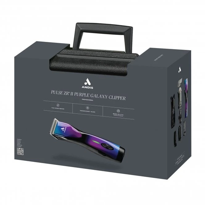 Andis Andis Pulse ZR II - Purple Galaxy Cordless Clipper 7 Andis Andis Pulse ZR II - Purple Galaxy Cordless Clipper - Image 7