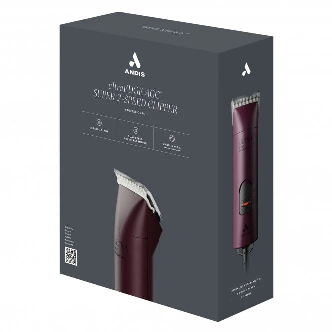 Andis Andis UltraEdge AGC Super 2-Speed Brushless Clipper - Burgundy 6 Andis Andis UltraEdge AGC Super 2-Speed Brushless Clipper - Burgundy - Image 6