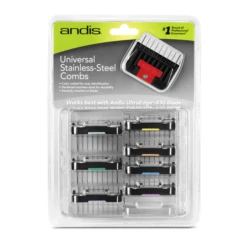 Andis Andis Universal Stainless Steel Attachment Combs - Set Of 8 6 Andis Andis Universal Stainless Steel Attachment Combs - Set Of 8 -Clippers Shop andis universal stainless steel attachment combs set of 8 p15833 10208 medium