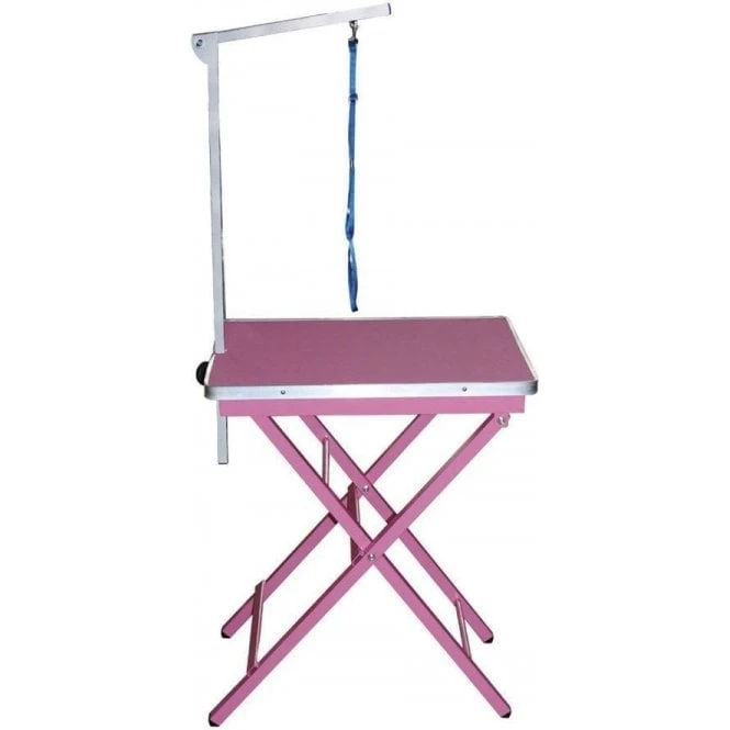 Clippers Shop -Clippers Shop groomers adjustable ringside table pink p509 598 medium