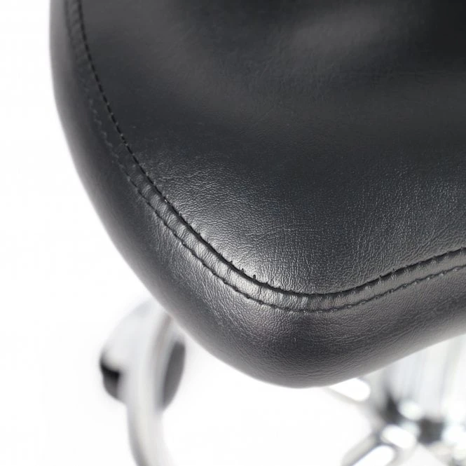 Groomers Groomers Black Stool With Back Rest 6 Groomers Groomers Black Stool With Back Rest - Image 6