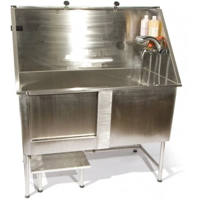 Groomers Easy Step Static Stainless Steel Bath 10 Groomers Easy Step Static Stainless Steel Bath - Image 10