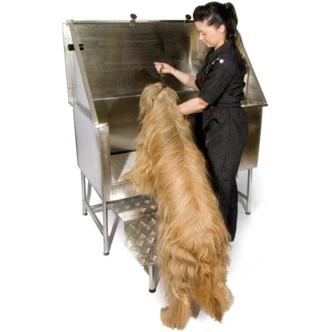 Groomers Easy Step Static Stainless Steel Bath 11 Groomers Easy Step Static Stainless Steel Bath - Image 11