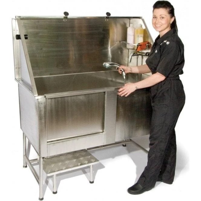 Groomers Easy Step Static Stainless Steel Bath 12 Groomers Easy Step Static Stainless Steel Bath - Image 12