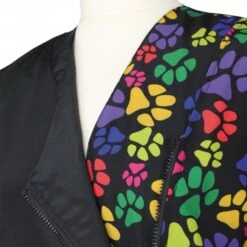 Groomers Groomers Kanji V-Neck Tunic - Multi Paw Print -Clippers Shop groomers kanji v neck tunic multi paw print p17800 14088 medium