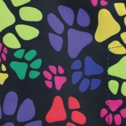 Groomers Groomers Kanji V-Neck Tunic - Multi Paw Print -Clippers Shop groomers kanji v neck tunic multi paw print p17800 14091 medium