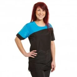 Groomers Groomers Leila Tunic In Black And Blue -Clippers Shop groomers leila tunic in black and blue p526 12177 medium