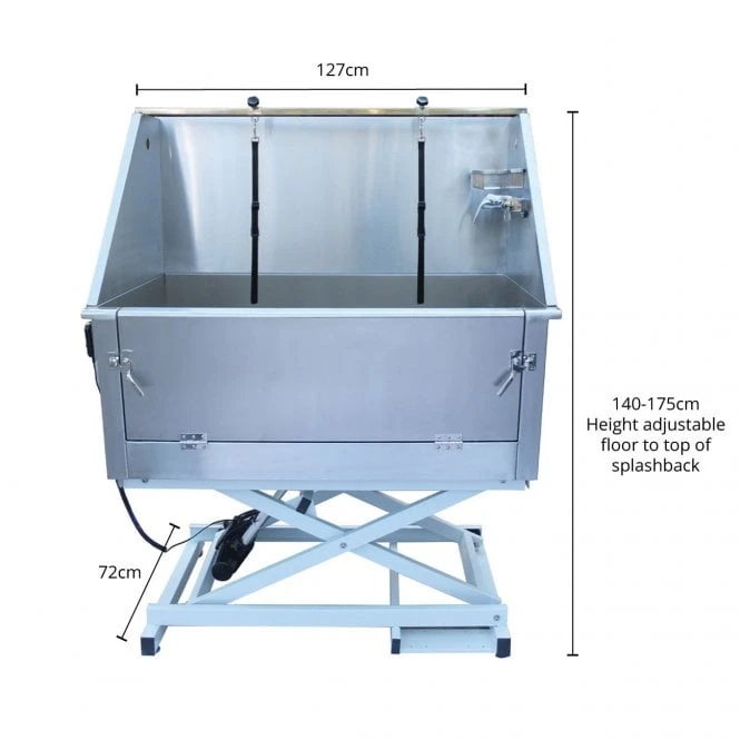 Groomers Mercury Electric Stainless Steel Bath 2 Groomers Mercury Electric Stainless Steel Bath - Image 2