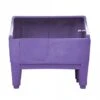 Groomers Groomers Neptune Static Bath With Splashback - Disco Purple