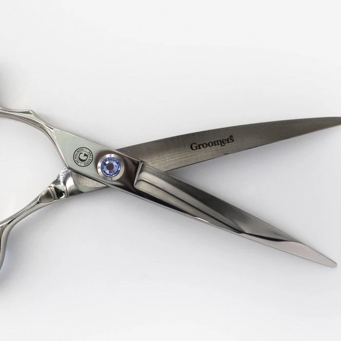 Groomers Topaz Groomers Topaz 7" Left-Handed Curved Scissors 3 Groomers Topaz Groomers Topaz 7" Left-Handed Curved Scissors - Image 3
