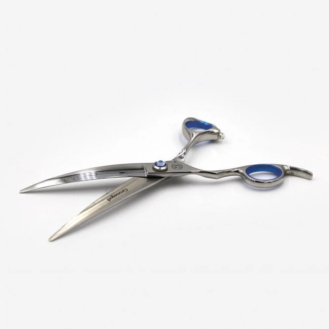 Groomers Topaz Groomers Topaz 7" Left-Handed Curved Scissors 4 Groomers Topaz Groomers Topaz 7" Left-Handed Curved Scissors - Image 4