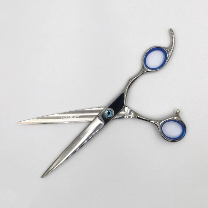 Groomers Topaz Groomers Topaz 7" Straight Scissors 2 Groomers Topaz Groomers Topaz 7" Straight Scissors - Image 2