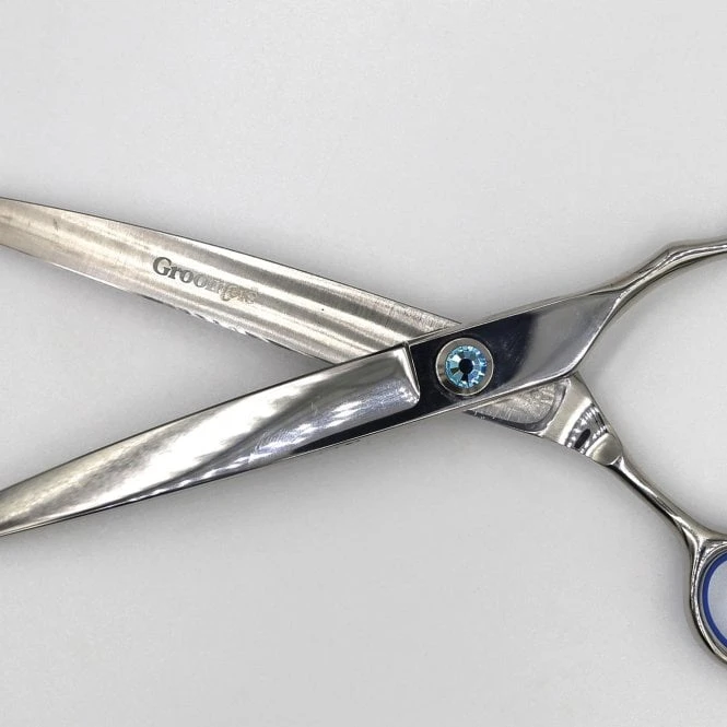 Groomers Topaz Groomers Topaz 8" Curved Scissors 3 Groomers Topaz Groomers Topaz 8" Curved Scissors - Image 3