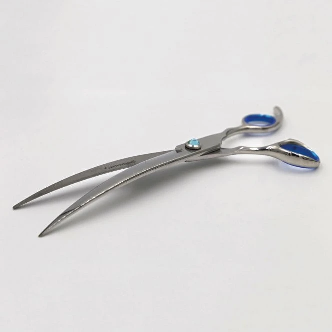 Groomers Topaz Groomers Topaz 8" Curved Scissors 4 Groomers Topaz Groomers Topaz 8" Curved Scissors - Image 4