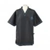 Groomers Groomers V-Neck Tunic - Black With Blue Trim
