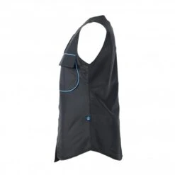 Groomers Groomers Waistcoat - Black With Blue Trim -Clippers Shop groomers waistcoat black with blue trim p10225 12678 medium