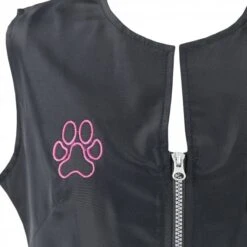 Groomers Groomers Waistcoat - Black With Pink Trim -Clippers Shop groomers waistcoat black with pink trim p10226 12683 medium