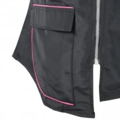 Groomers Groomers Waistcoat - Black With Pink Trim -Clippers Shop groomers waistcoat black with pink trim p10226 12685 medium