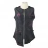 Groomers Groomers Waistcoat - Black With Pink Trim