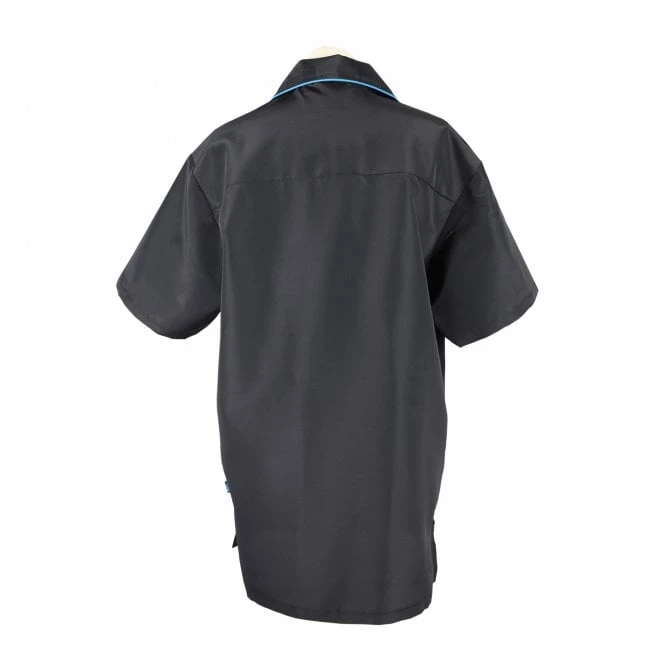 Groomers Groomers Zipped Jacket - Black With Blue Trim 3 Groomers Groomers Zipped Jacket - Black With Blue Trim - Image 3