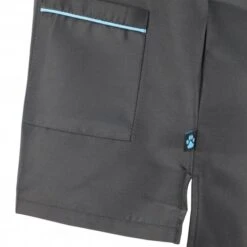 Groomers Groomers Zipped Jacket - Black With Blue Trim 12 Groomers Groomers Zipped Jacket - Black With Blue Trim -Clippers Shop groomers zipped jacket black with blue trim p10223 13108 medium