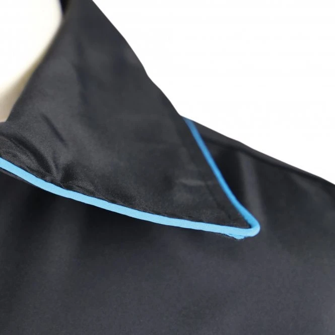 Groomers Groomers Zipped Jacket - Black With Blue Trim 7 Groomers Groomers Zipped Jacket - Black With Blue Trim - Image 7