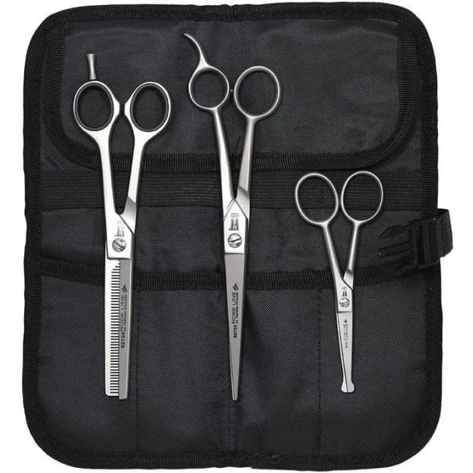 Rose Line Rose Line 3 Piece Scissor Set - Black 1 Rose Line Rose Line 3 Piece Scissor Set - Black
